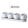 4pcs/Set Fashion Kitchen Condiment Jar