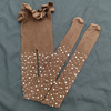 (Buy 1 Get 2Girls Personalized Rhinestone Solid Color Hollow Out Pantyhose