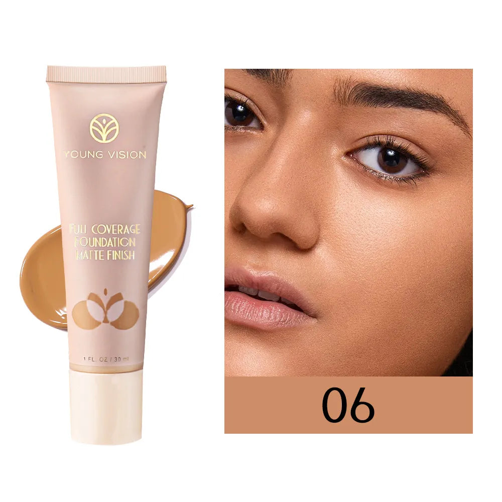 3 Pcs Young Vision Women'S Concealer Spot Acne Print Wheat Color Repair Foundation Cream