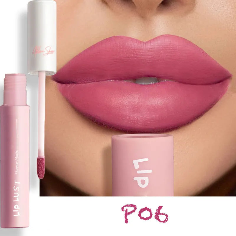 3 PCS Allen Shaw Women Simple Cup Matte Lip Glaze P06-P10