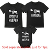 (Buy 1 Get 1) Grandpa And Grandson Letter Graphic Family Matching Short Sleeve T-Shirt