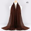 (Buy 1 Get 1) Women Fashion Twill Pleated Hijab Scarf