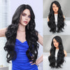 Women Fashion Gradient Large Wave Long Curly Wig