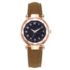 Buy 1 Get 1 Women Chic Star Pattern Dial PU Band Quartz Watch