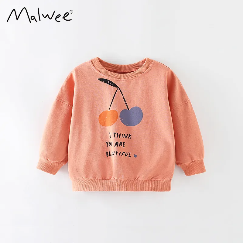 Children Kids Baby Fashion Girls Long Sleeve Cute Letter Print Sweatshirt