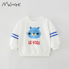 Children Kids Baby Fashion Boys Long Sleeve Cute Animals Print Sweatshirt