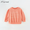 Children Kids Baby Fashion Girls Casual Basic Long Sleeve Letter Print Sweatshirt