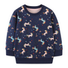 Kids Toddler Girls Autumn Winter Fashion Casual Cute Rainbow Cartoon Pony Print Round Neck Sweatshirts