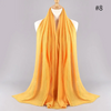 (Buy 1 Get 1) Women Fashion Twill Pleated Hijab Scarf