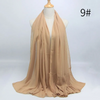 (Buy 1 Get 1) Ethnic Style Women Pleated Chiffon Hijab Scarf