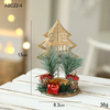 (Buy 1 Get 1) Simple Christmas Holiday Decorations Gold Iron Candlestick Desktop Ornaments