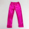 Kids Girls Basic Solid Color Elastic Pants