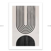 (Buy 1 Get 1) Nordic Simple Abstract Geometric Black White Line Decoration Living Room Hanging Painting Core