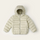 Kids Simple Solid Color Long Sleeve Hooded Warm Down Jacket