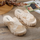 (2 pair) Women Fashion Simple Solid Color Cross Round Toe Thick-Soled Slippers