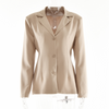 Women Fashion Elegant Long Sleeve Solid Color Lapel Blazer