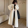 Women Fashion Winter Solid Color Knitted Sweater Coat