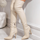 Women Fashion Sexy Plus Size Solid Color Pointed Toe Stiletto Heel Over-The-Knee Boots