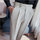 Men Fashion Casual Slim Fit Solid Color Business Suit Dress Pants
