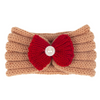 Kids Cute Bowknot Bunny Ears Wool Warm Headband