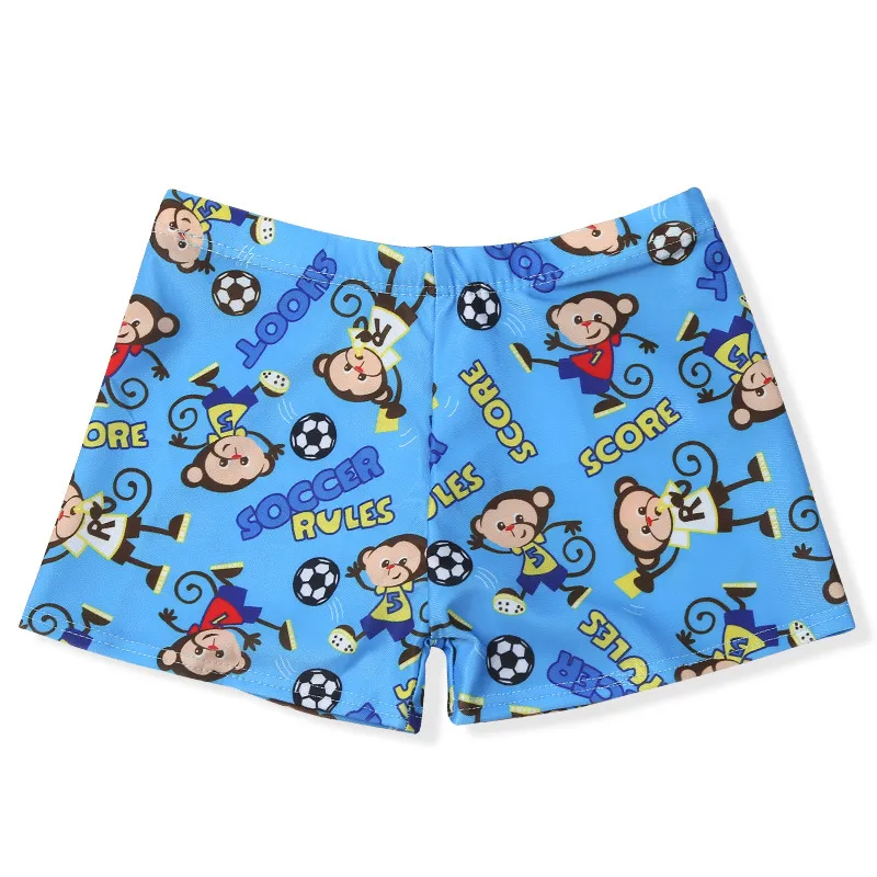 Kids Toddler Boy Fashion Animal Print Ice Silk Swim Shorts