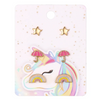 (Buy 1 Get 1) Children Kids Baby Fashion Girls Cartoon Star Rainbow Earrings Ear Clips