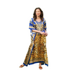 Women Ramadan /Eid Fashion Casual Leopard Printing Batwing Sleeve Long Dress