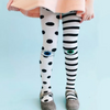 Girls Funny Asymmetry Pattern Pantyhoses