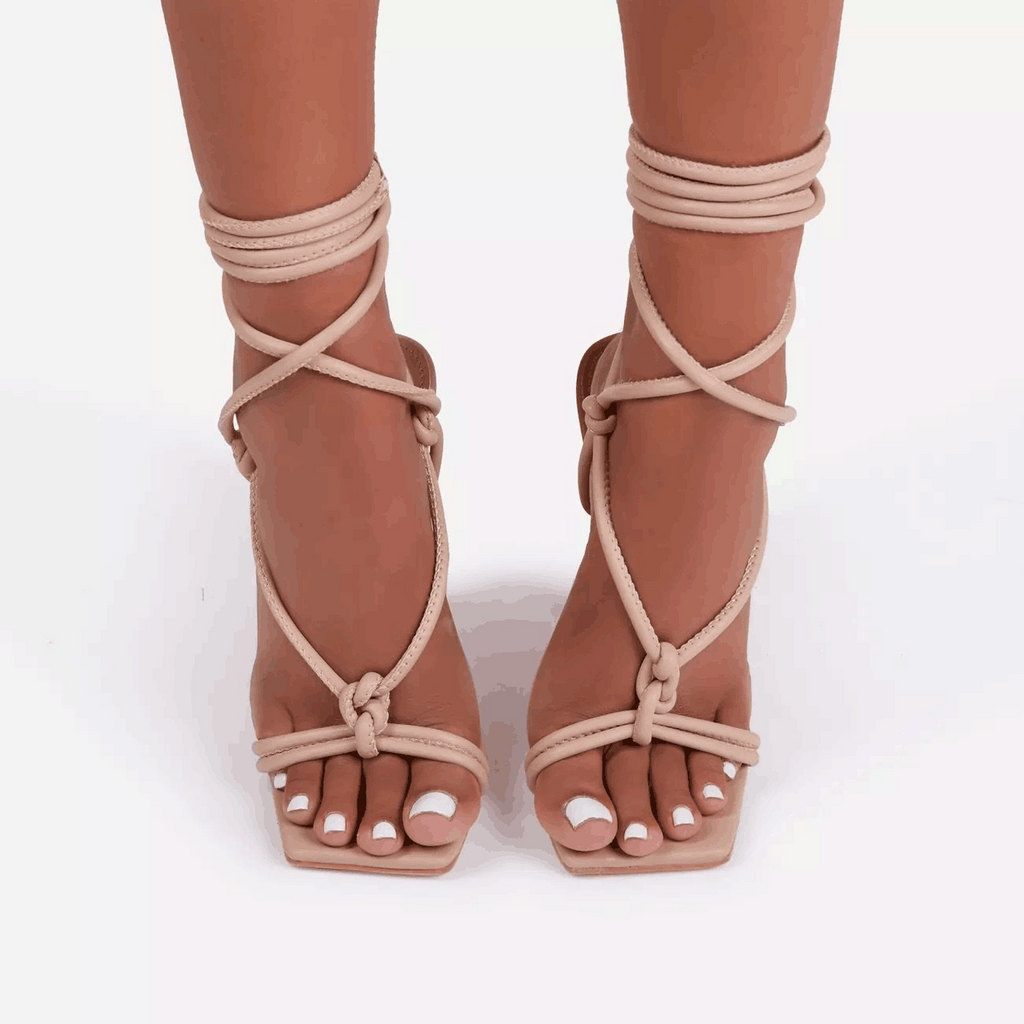 Women Fashion Sexy Plus Size Strap Stiletto Heel Sandals