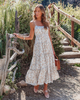 Women Summer Vacation Fashion Casual Elegant Floral Print Maxi Loose Sundress