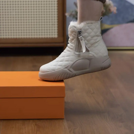 Women Fashion Thick-Soled Fleece-Lined Snow Boots