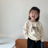 (Buy 1 Get 1) Children Kids Baby Fashion Boys Girls Casual Long Sleeve Rainbow Print T-Shirt