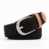 (Buy 1 Get 1) Men Women Fashion Casual Versatile Solid Color Canvas Woven Metal Buckle Belt