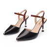 Women Fashion Sexy Cover Toe Pointed Toe Heeled Sandals