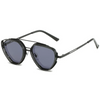 (Buy 1 Get 1) Men Punk Solid Color Metal Frame Sunglasses