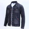 Men Casual Retro Multi Pocket Slim Denim Jacket