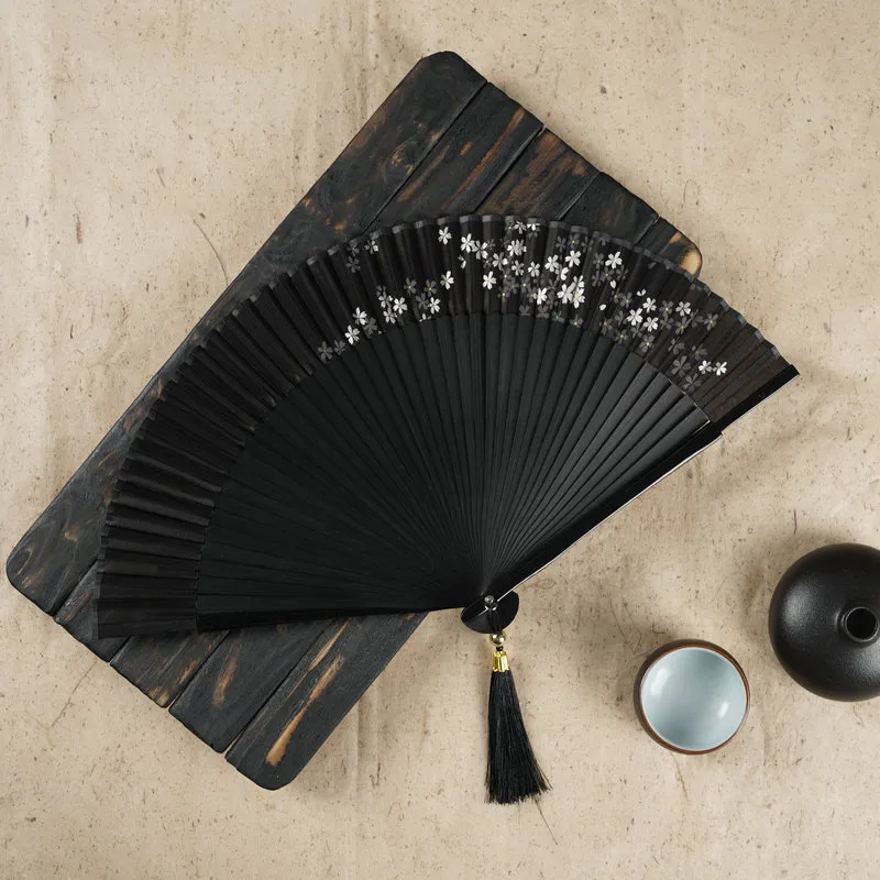 (Buy 1 Get 1) Chinese Style Dance Hanfu Folding Fan Props