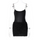 Women Fashion Sexy Backless Camisole Jumpsuit+Slim Plush Skirt Two Pieces Set
