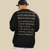 Men'S Fashion Round Neck Long Sleeve Letter Print Loose Sweatshirt