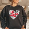 Valentine'S Day Fashion Women'S Casual Long Sleeve Round Neck Love Print Sweatshirt