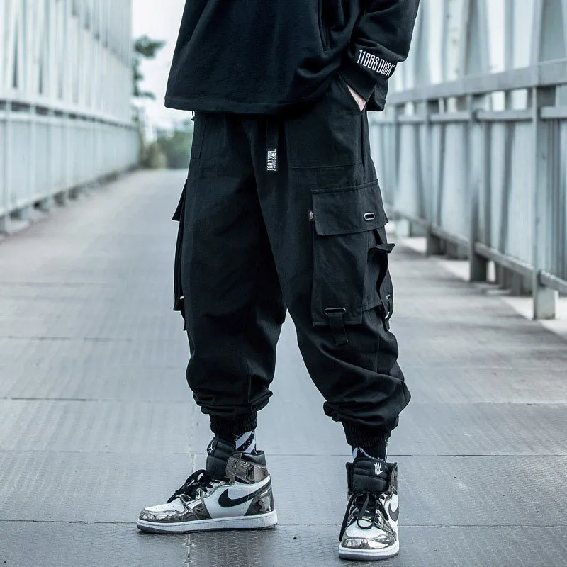 Men Fashion Loose Hip Hop Harem Cargo Pants