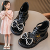 Children Kids Baby Fashion Girls Bowknot Princess Zipper Sandals Shoes