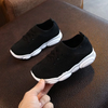 Fashion Boy Girl Solid Color Breathable Stretch Mesh Sport Run Sneakers Shoes