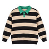 Children Kids Toddlers Fashion Boys Girls Striped Long Sleeve Polo Shirt