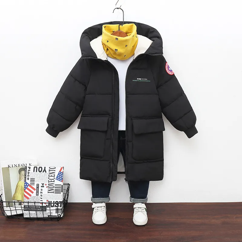 Kids Toddler Girls Boy Fashion Long Hooded Bubble Coat