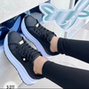 Women Fashion Plus Size Casual Solid Color Round-Toe Thick-Soled Sneakers