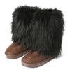 Women Fashion Plus Size Y2K Imitation Fur Plus Velvet Warm Snow Boots