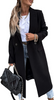 Fashion Winter Thickened Single-Breasted Solid Color Women Slim-Fit Woolen Trench Coat