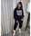 Athleisure Fashion Women Casual Long Sleev Letter Sweatshirt And Pants Sports Set