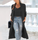 Women Casual Classic Autumn Winter Cardigan Trench Coat Knitted Loose Sweater Two-Piece Solid Color Set